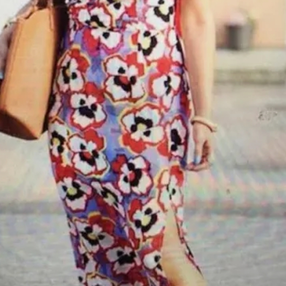 SMALLFloral Multicolor Maxi Dress
